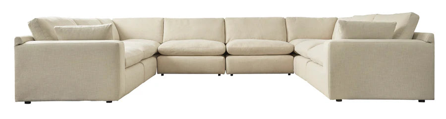 Elyza Linen 8-Pieces Symmetrical Sectional