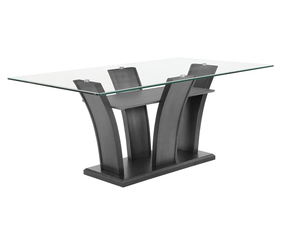 Juego de comedor Camelia Gray/Gris