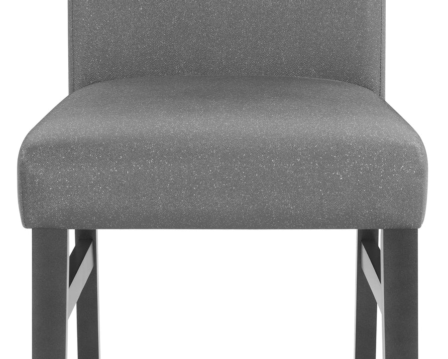 Juego de comedor Judson de 5 piezas en gris brillante