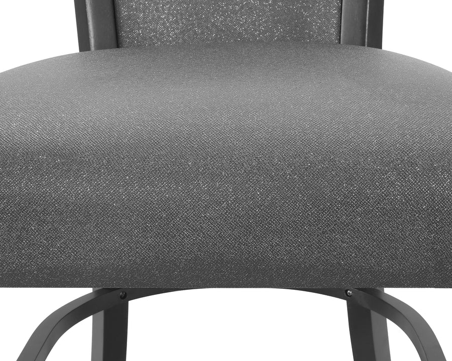 Juego de comedor de altura de mostrador Camelia Gray/Gris