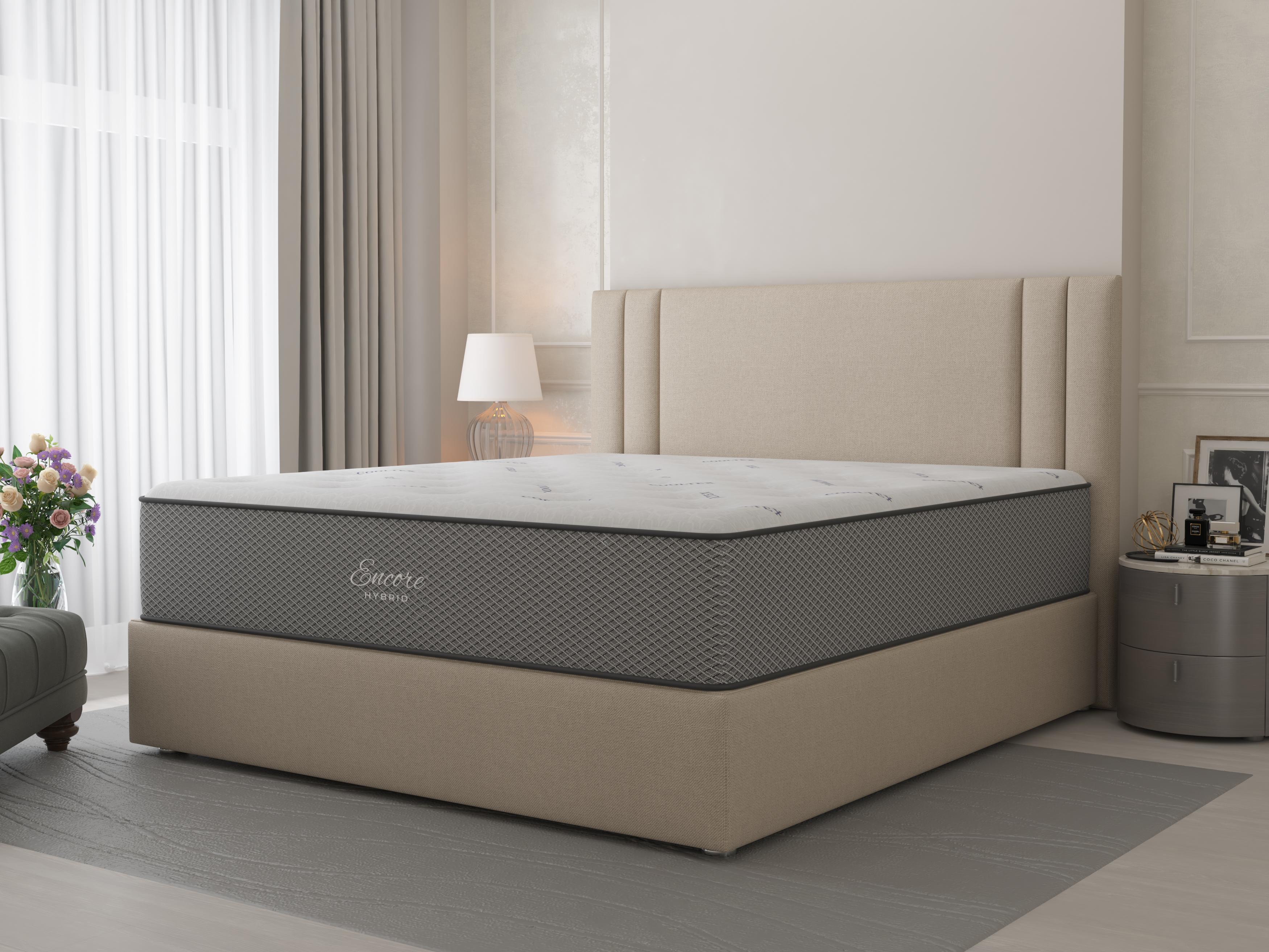 Nightrest Hybrid Luxury Firm Roll Pack 10"
