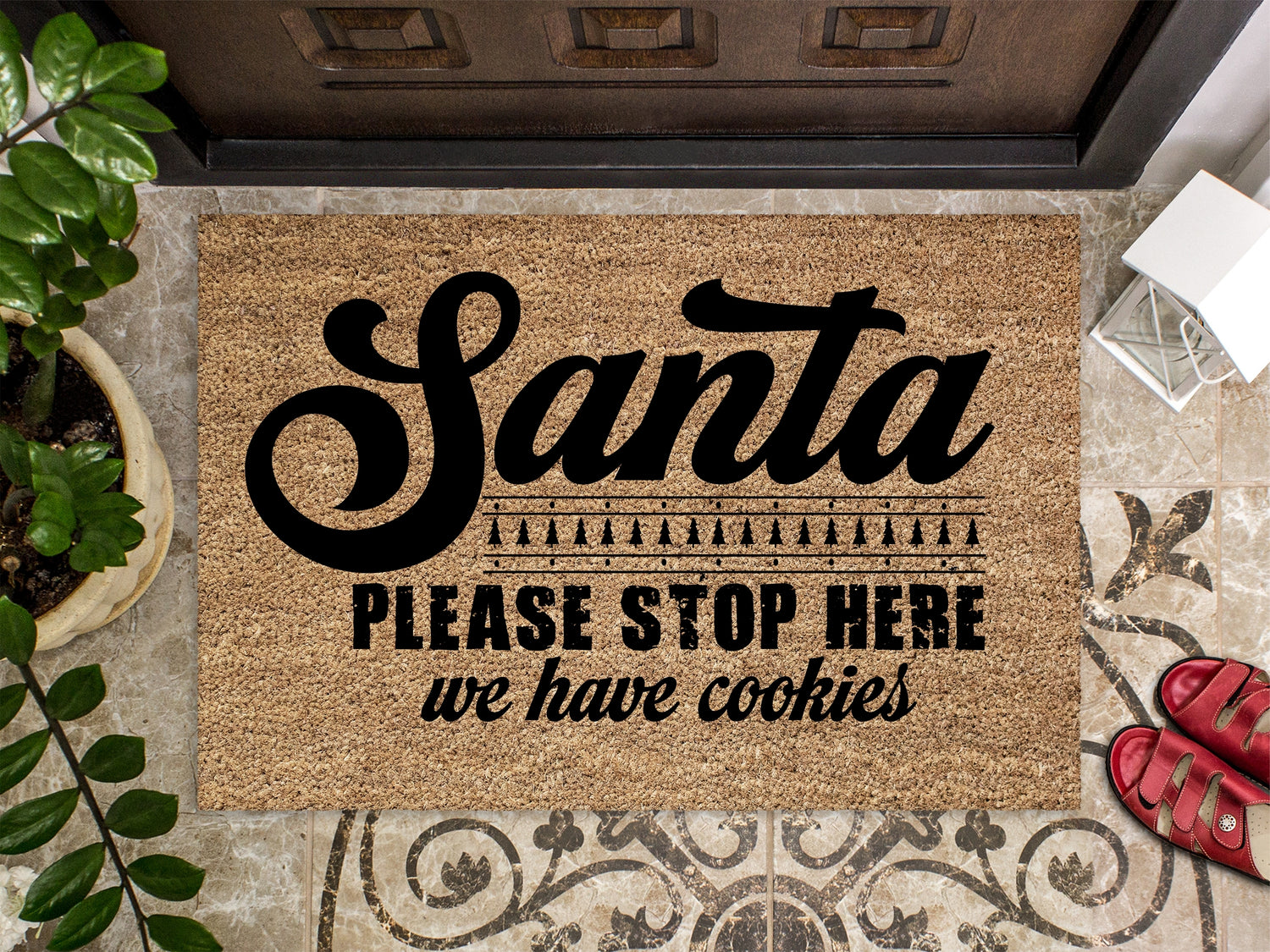 Christmas Santa Doormat