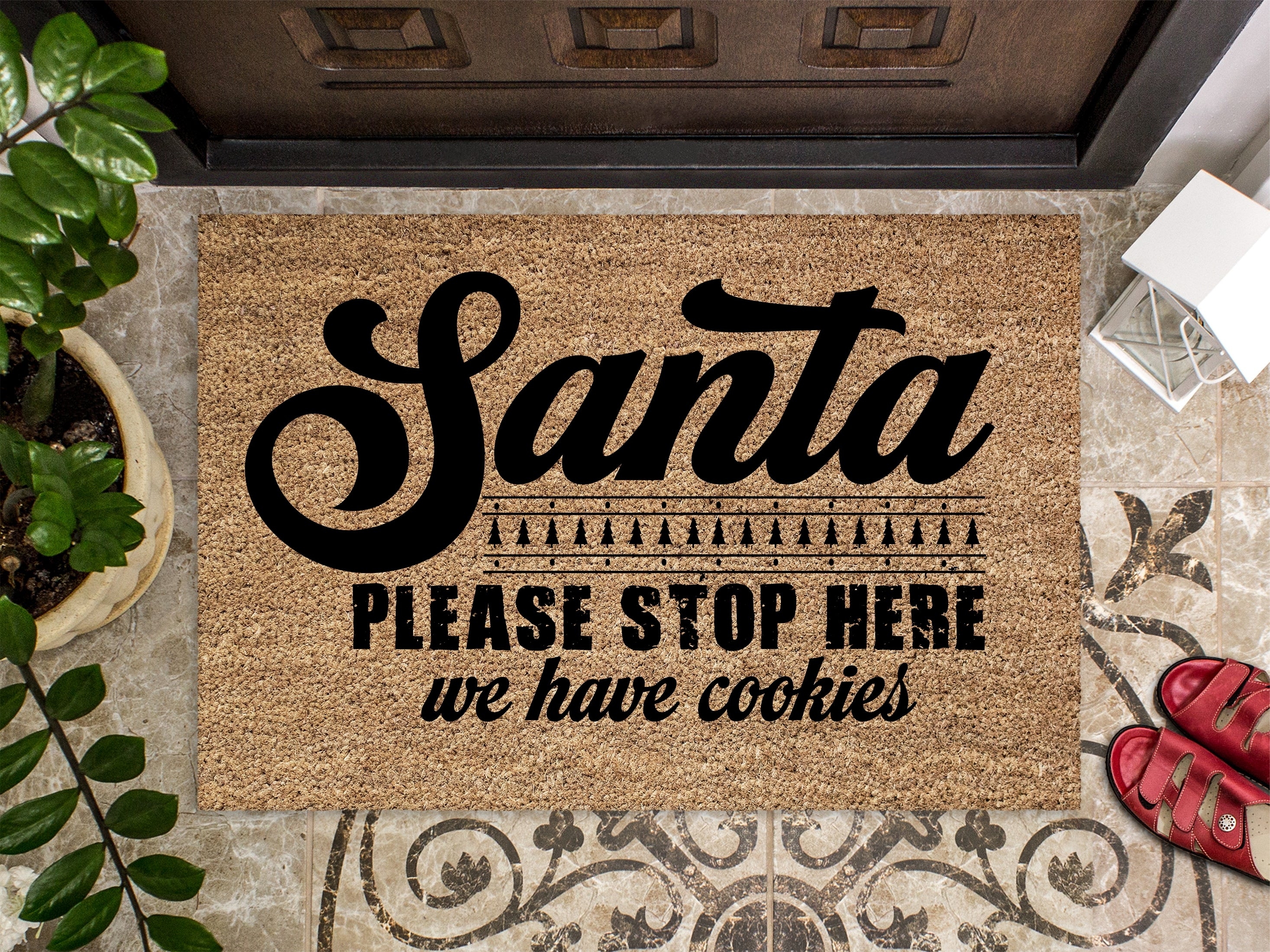 Christmas Santa Doormat