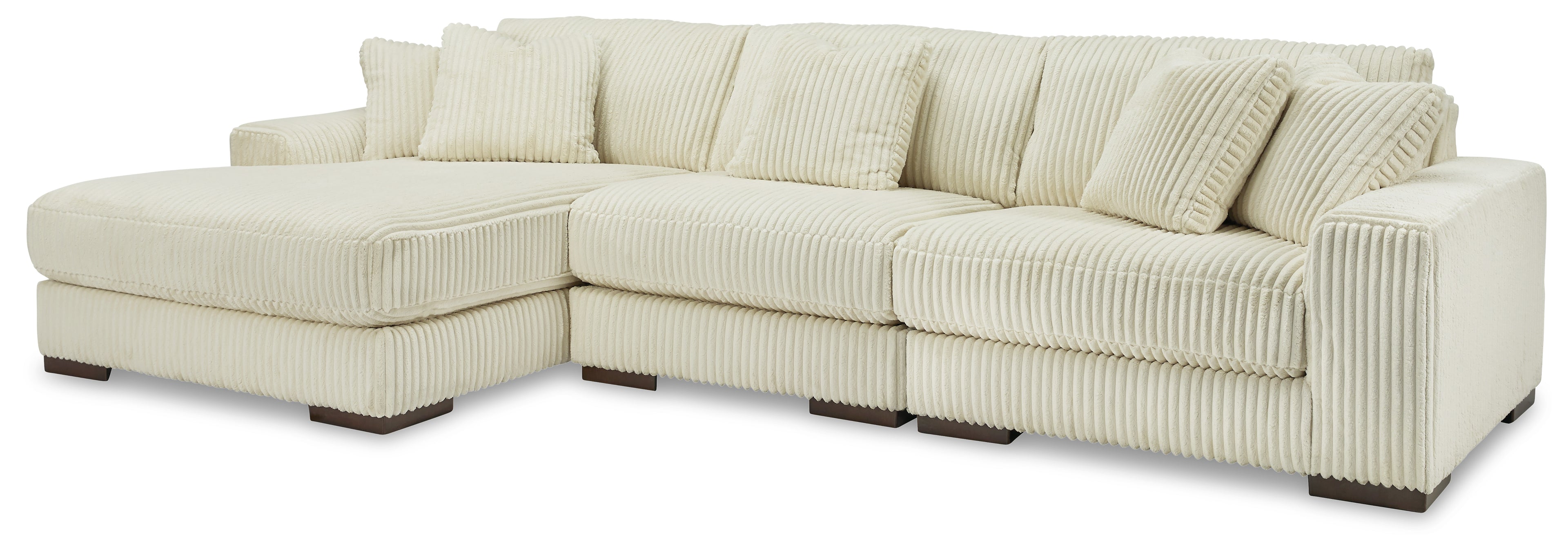Seccional Lindyn Ivory de 3 piezas