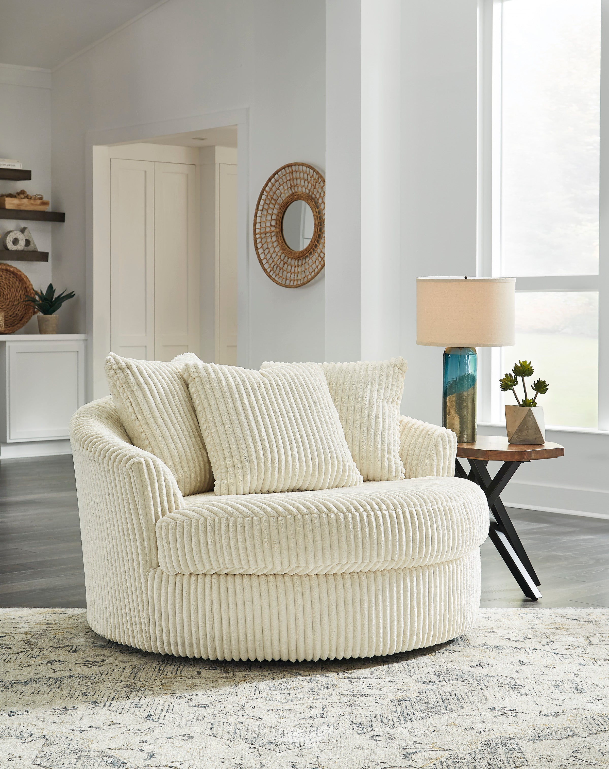Seccional Lindyn Ivory de 3 piezas