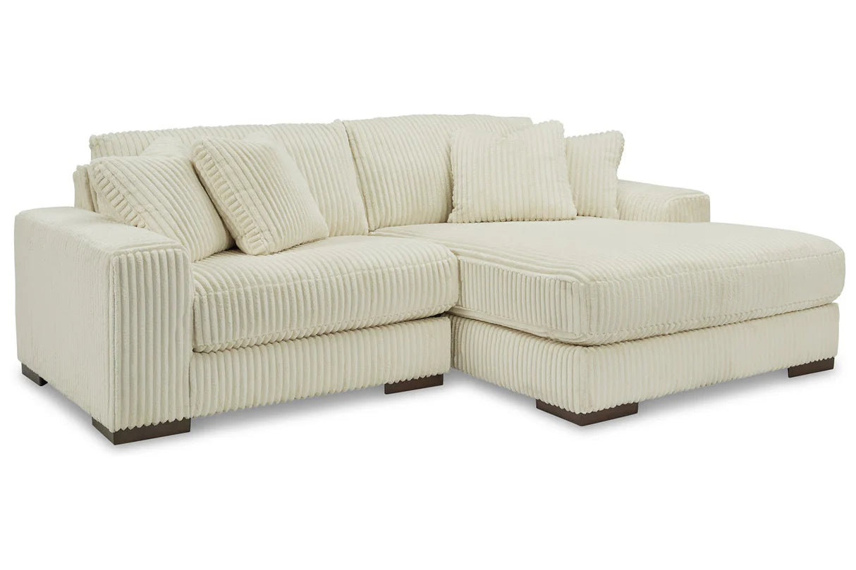 Seccional Lindyn de 2 piezas con chaise longue