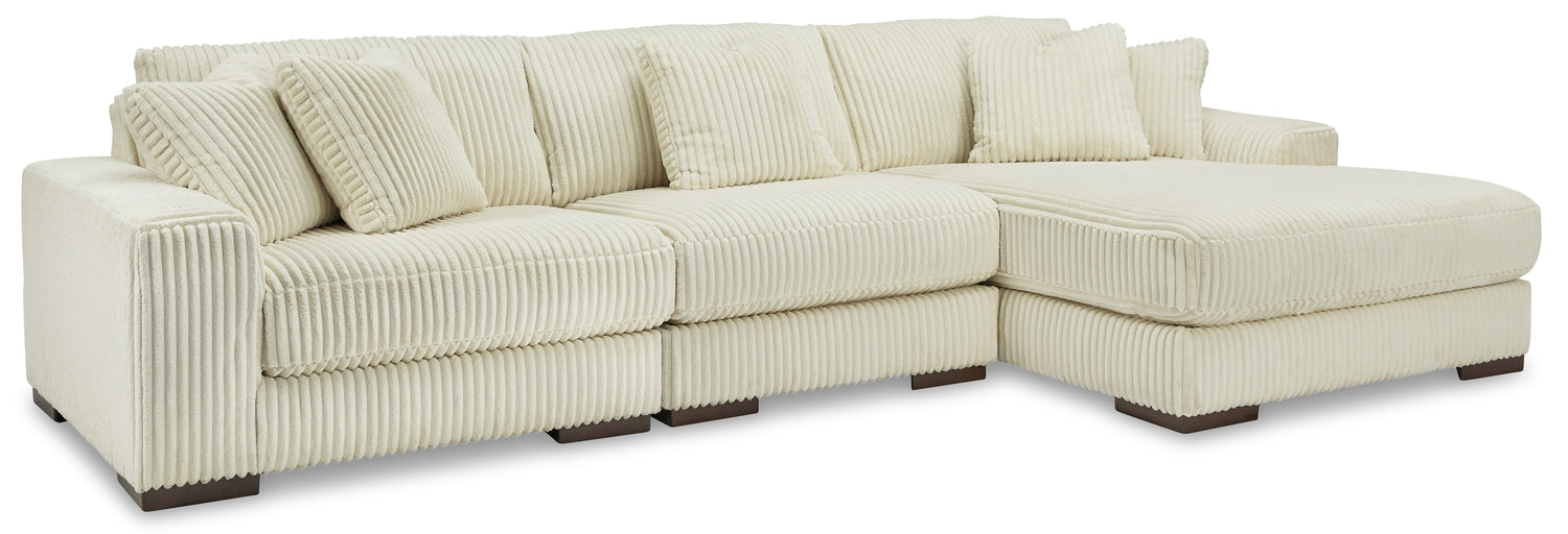 Seccional Lindyn Ivory de 3 piezas
