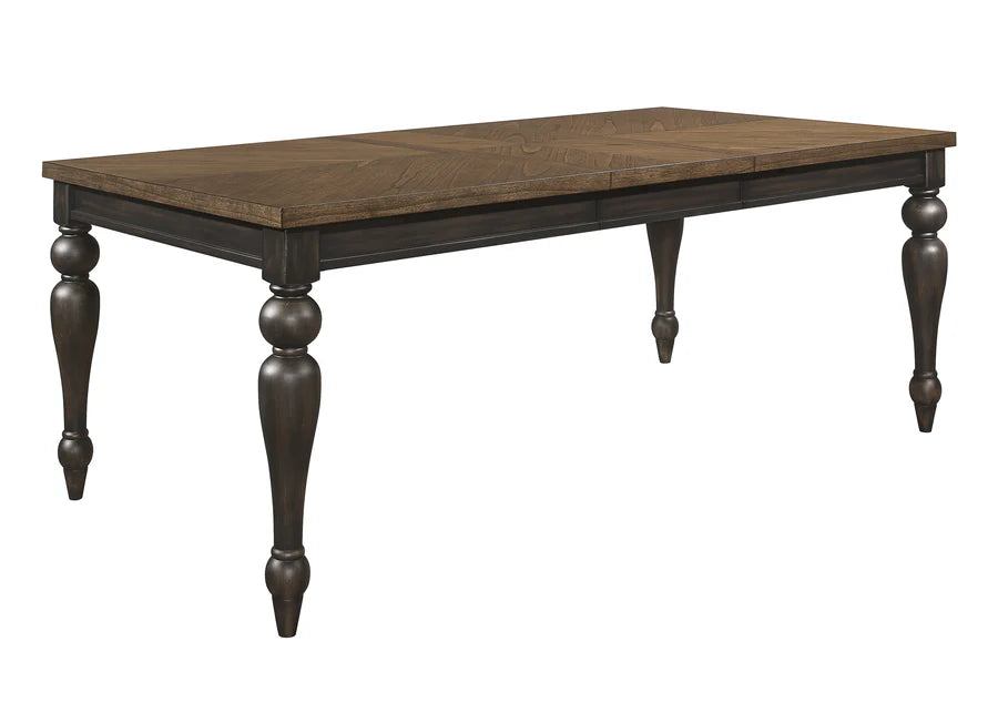Juego de comedor extensible Hilara color espresso/marrón