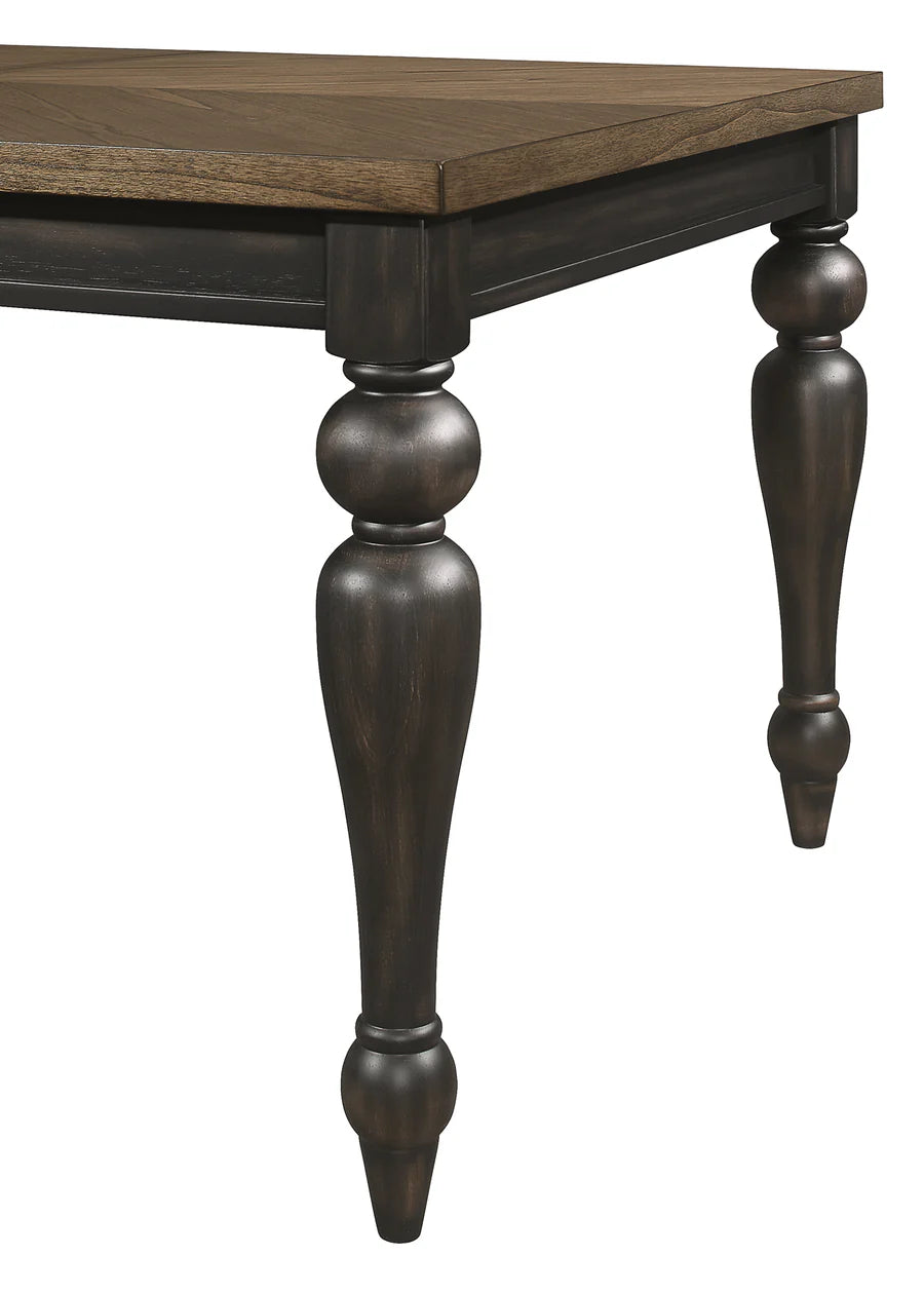 Juego de comedor extensible Hilara color espresso/marrón