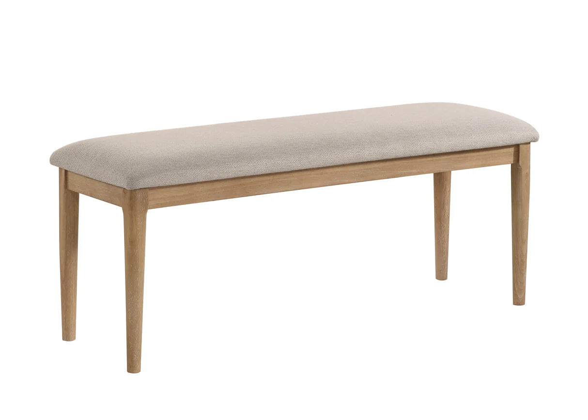 Arden Warm Wood/Beige Dining Set