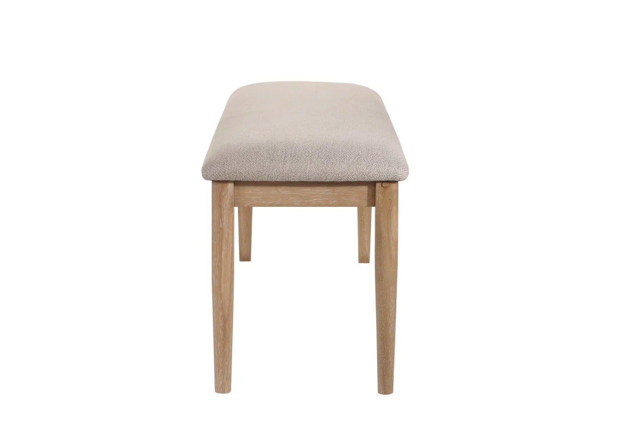 Arden Warm Wood/Beige Dining Set