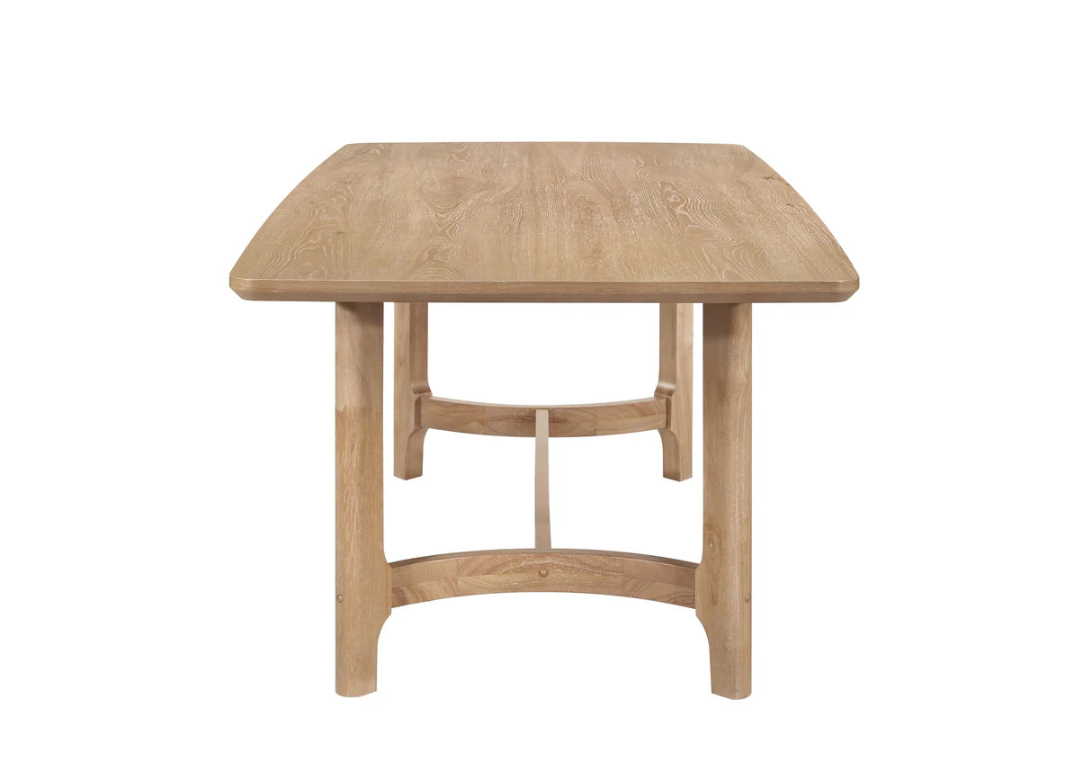 Arden Warm Wood/Beige Dining Set