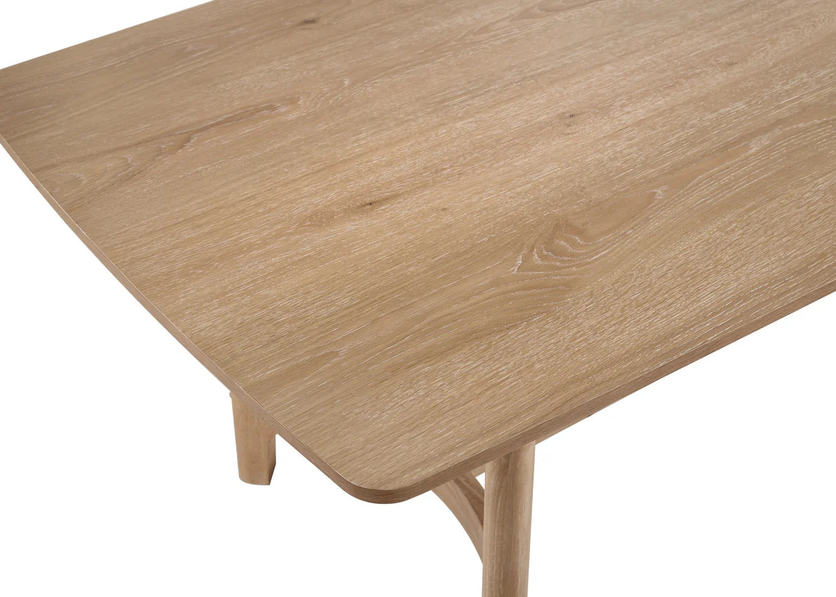 Arden Warm Wood/Beige Dining Set