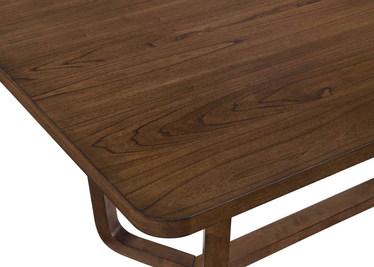 Salerno Beige/Brown Dining Set