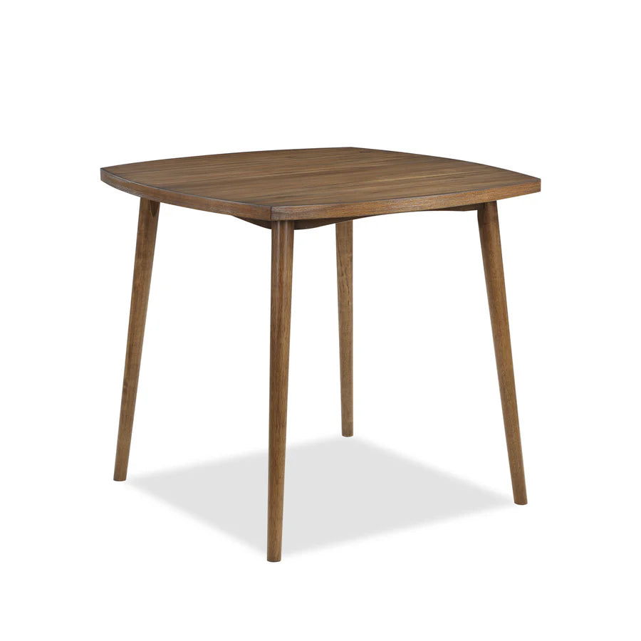 Juego de comedor cuadrado de altura de mostrador Weldon Brown