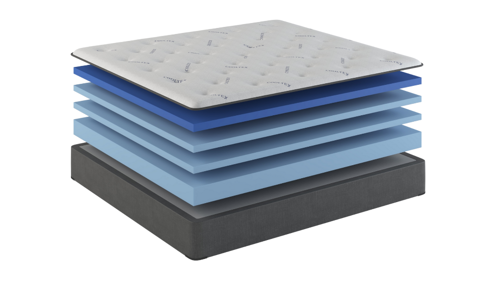 Resthaven Memory Foam Luxury Firm 10" Profile
