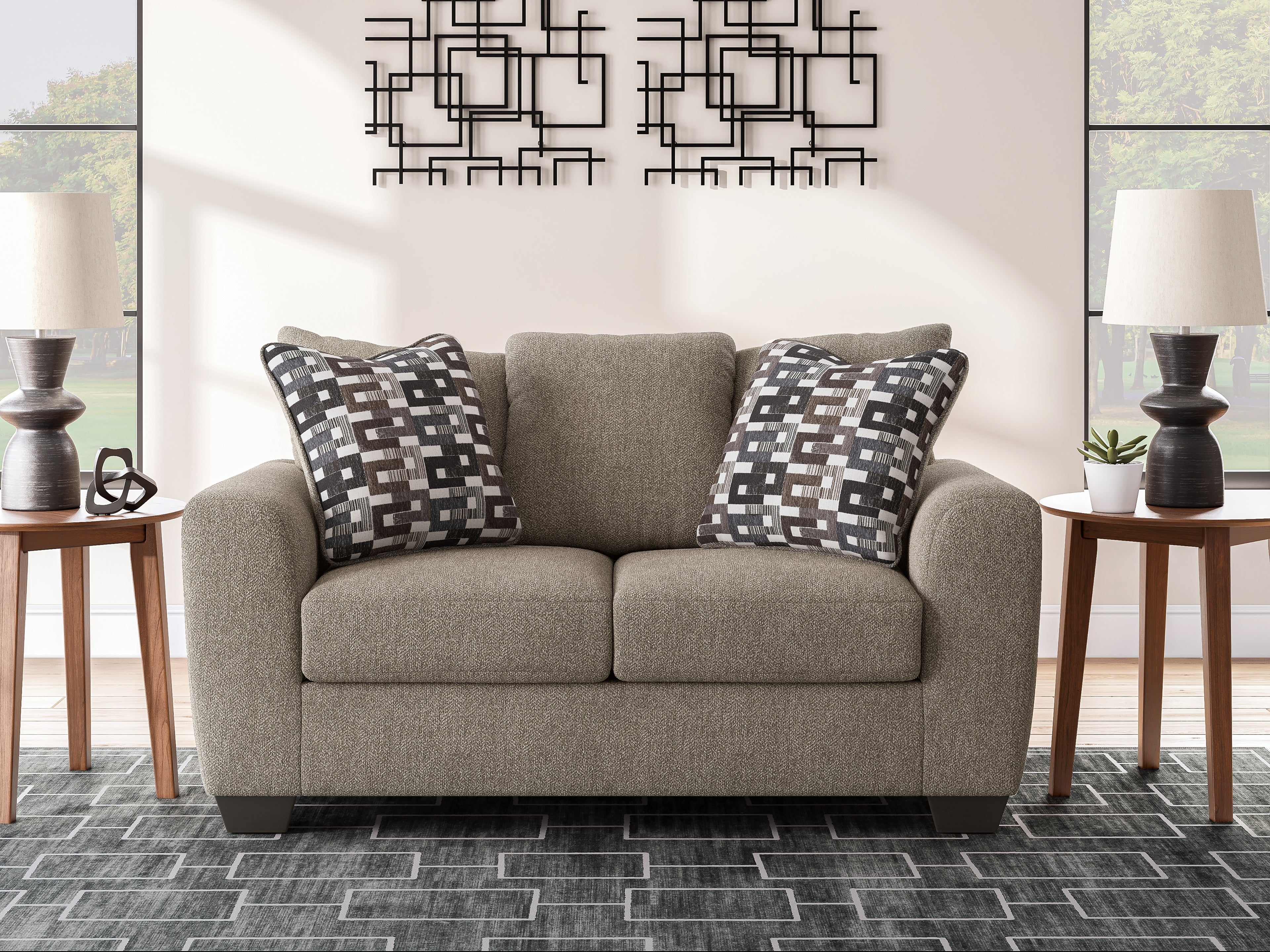 Triston Peaks Contemporary Living Room Set