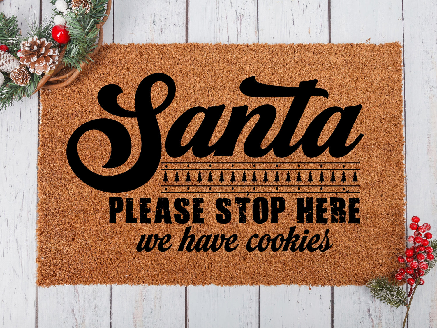 Christmas Santa Doormat
