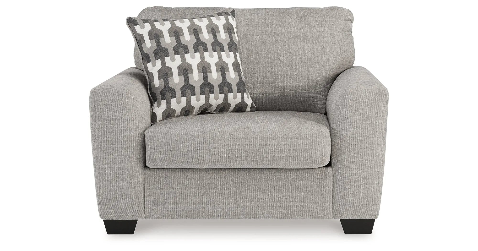 Avenal Park Flannel Chair & Ottoman Set