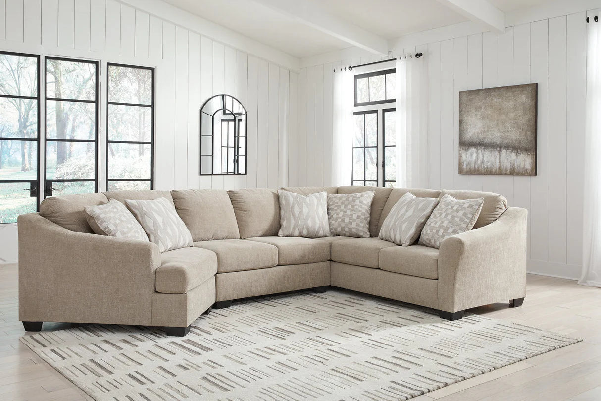 Brogan Bay Cork 3-Piece Cuddler Sectional