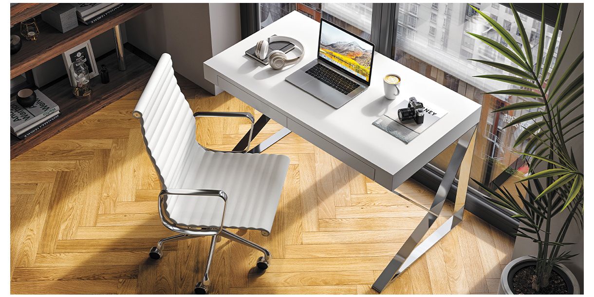 Ludlow Office Chair Black/White