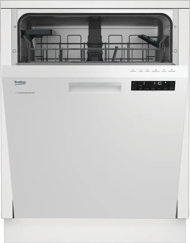 Beko 24" White Built In Dishwasher