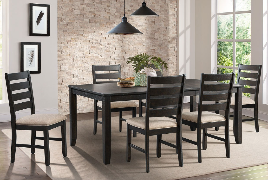Juego de comedor Brock de 7 piezas