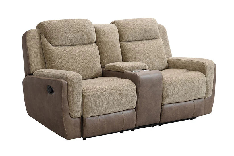 Conjunto reclinable de 3 piezas Wilbert Brown