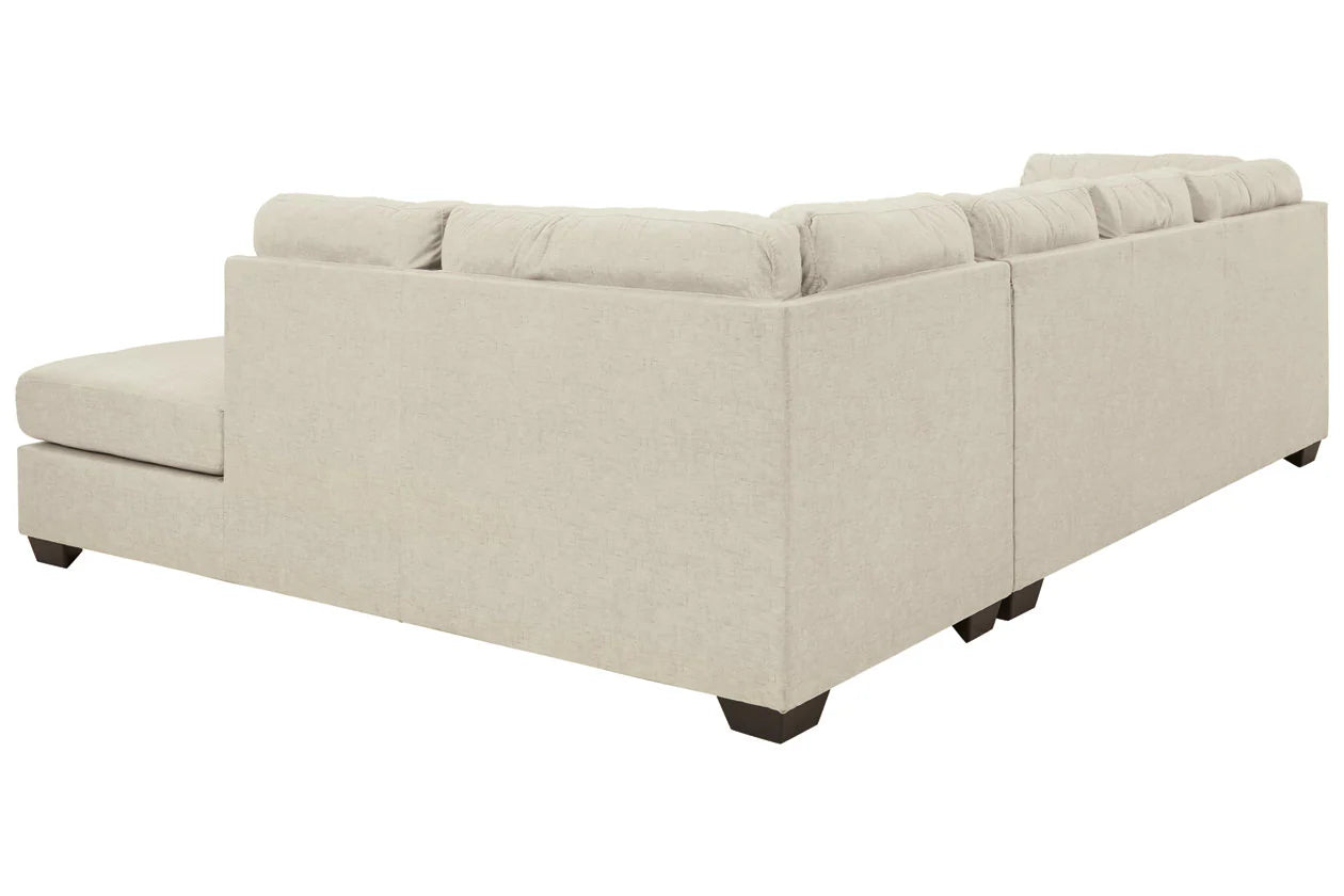 Falkirk Parchment 2-Piece Chaise Sectional RAF