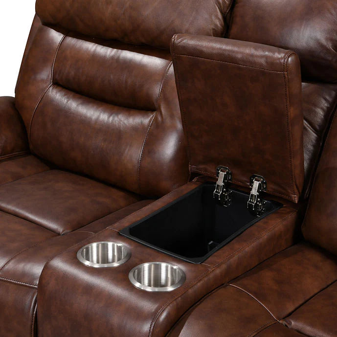 Rosewood Leather - Power Peclining Set 3-Pieces