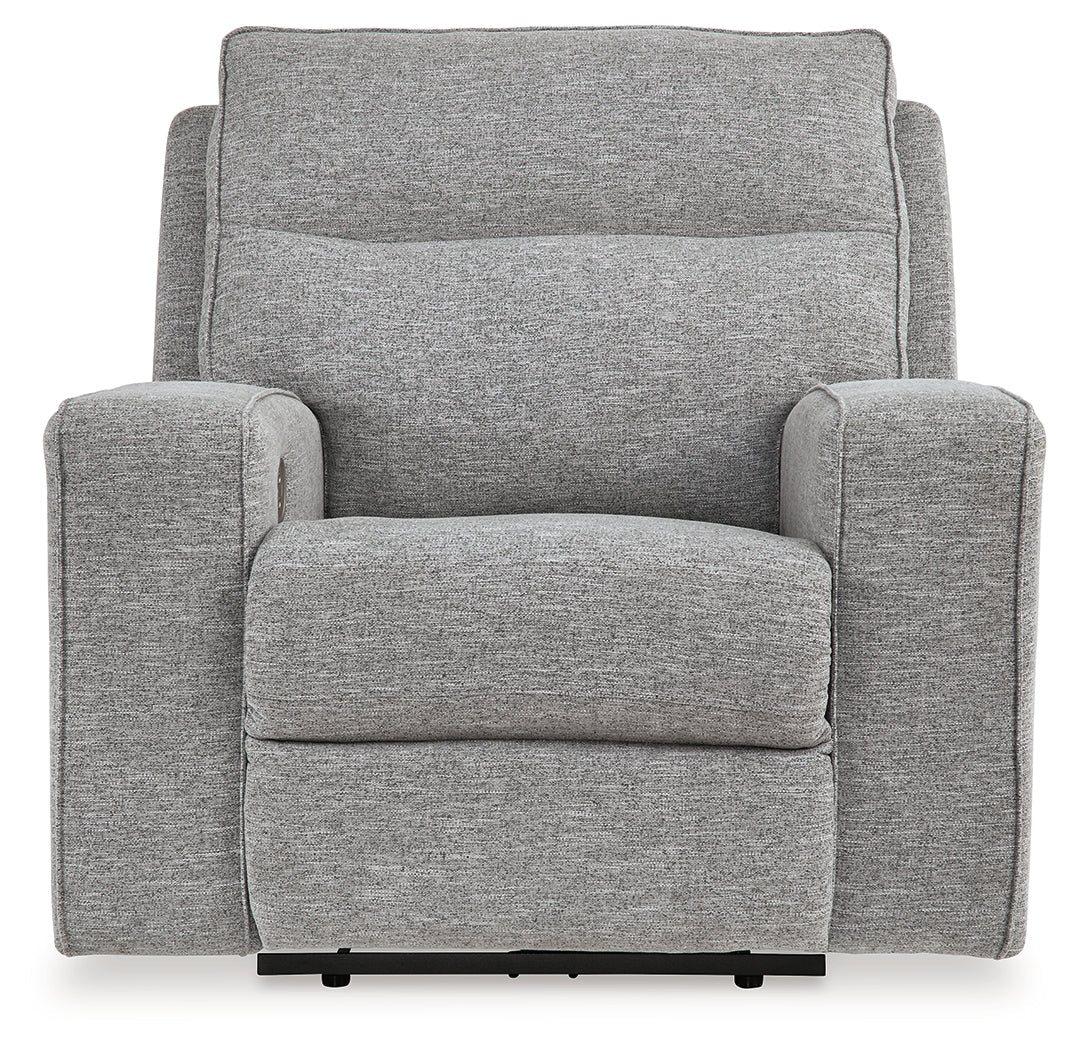 Biscoe Pewter 3-Pieces Power Reclining Living Room Set