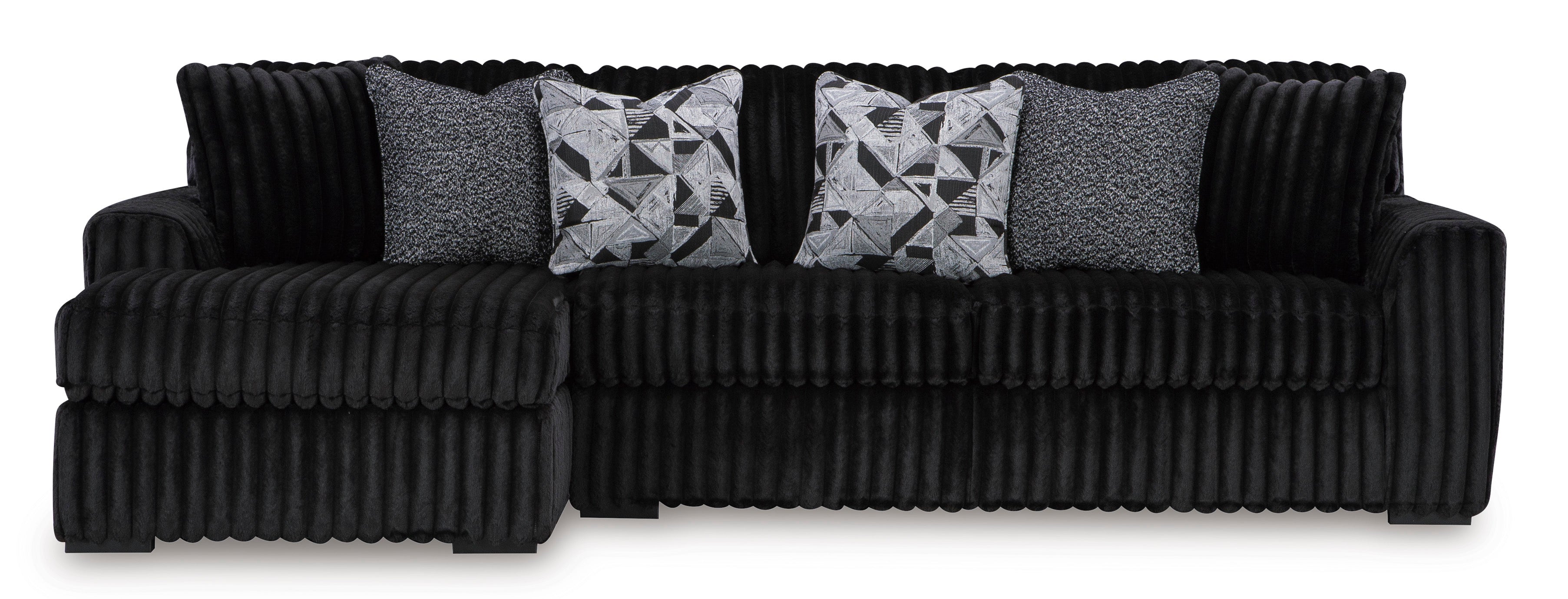 Midnight-Madness 2-Piece Sectional Sofa with Chaise