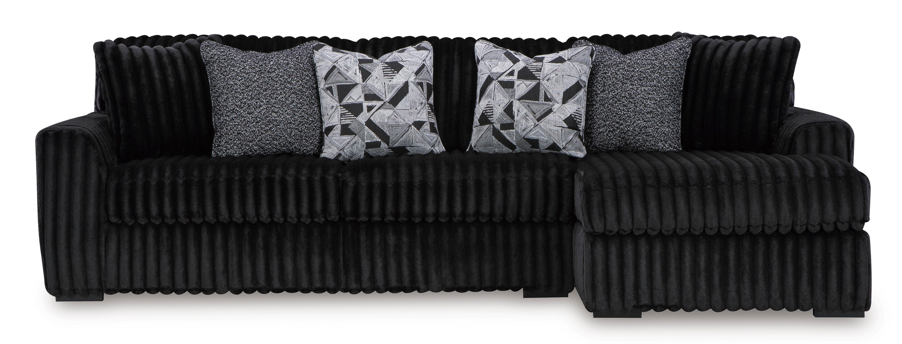 Midnight-Madness 2-Piece Sectional Sofa with Chaise