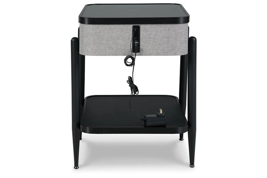 Jorvalee Gray Accent Table