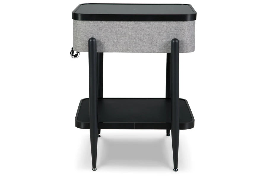Jorvalee Gray Accent Table