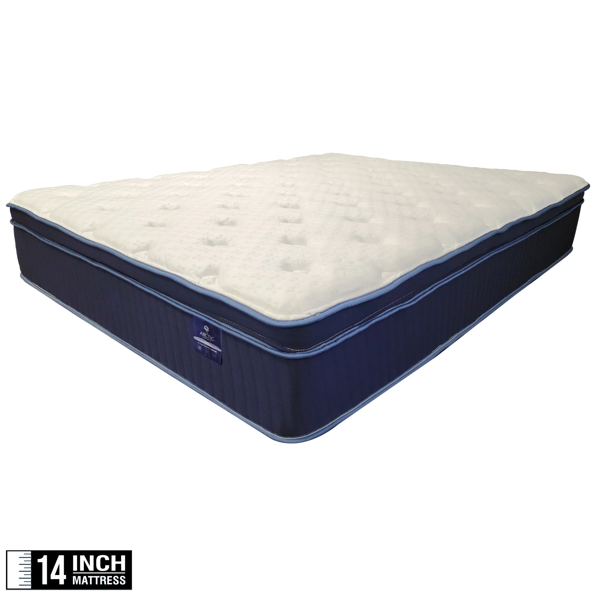 Arctic Luxury Box Top Mattress A4 - 14" Cooling, Gel Foam-10 Year Warranty