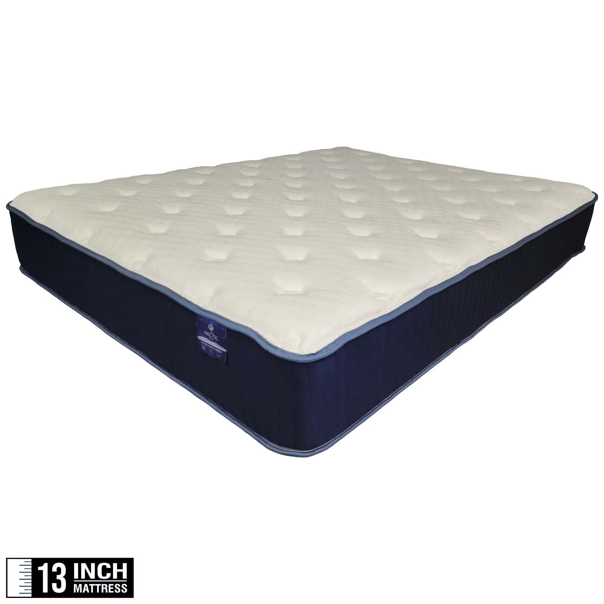 Arctic Luxury Double Sided Plush Mattress A2 - 13" Cooling, Pocketed Coils, 10 Year Warranty