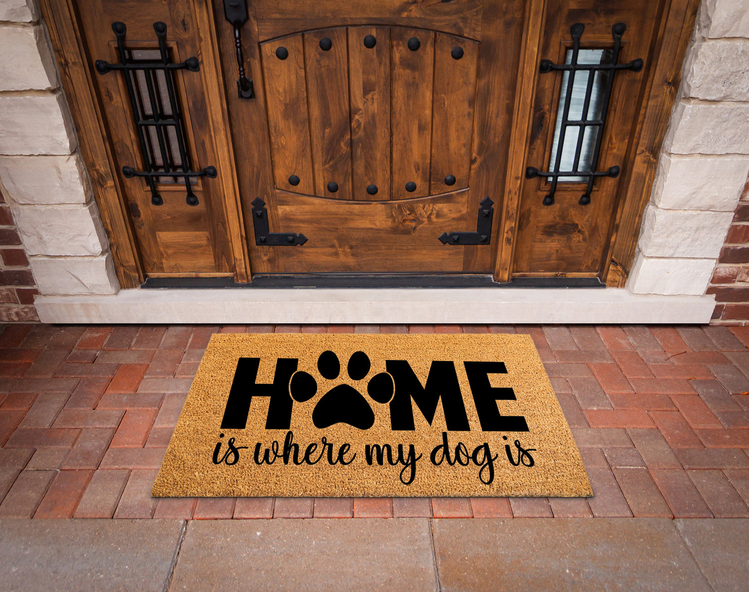Dog Owner Family Doormat