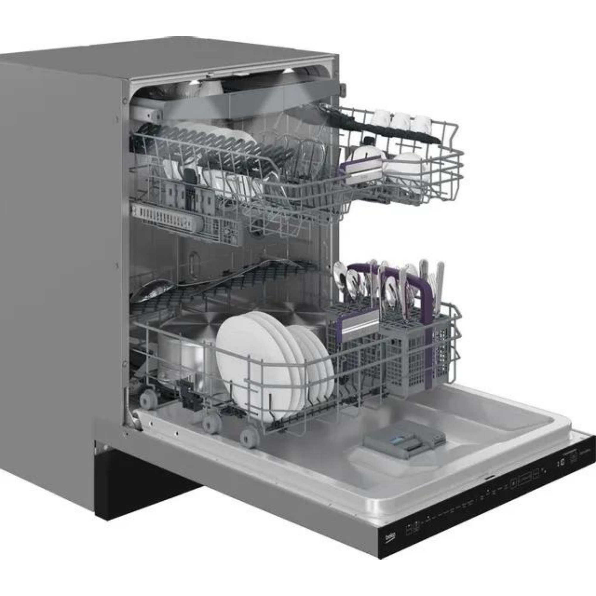 Beko 24" Fingerprint Free Stainless Steel Built In Dishwasher