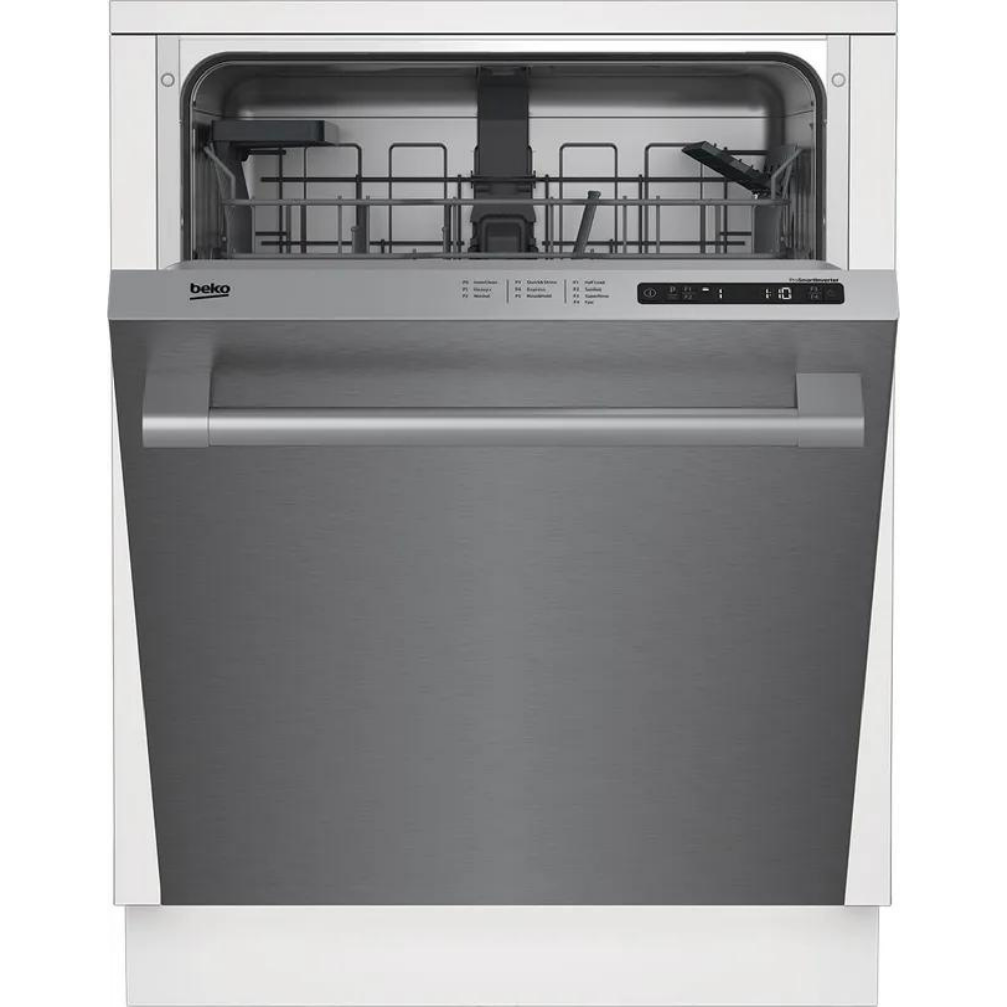 Beko 24" Fingerprint Free Stainless Steel Built In Dishwasher