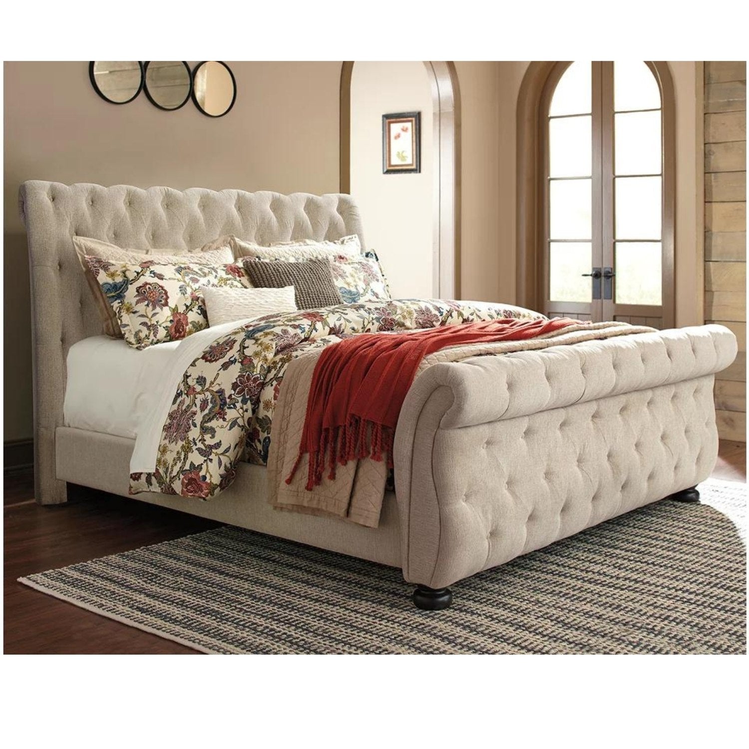 Willenburg Upholstered Sleigh Bed