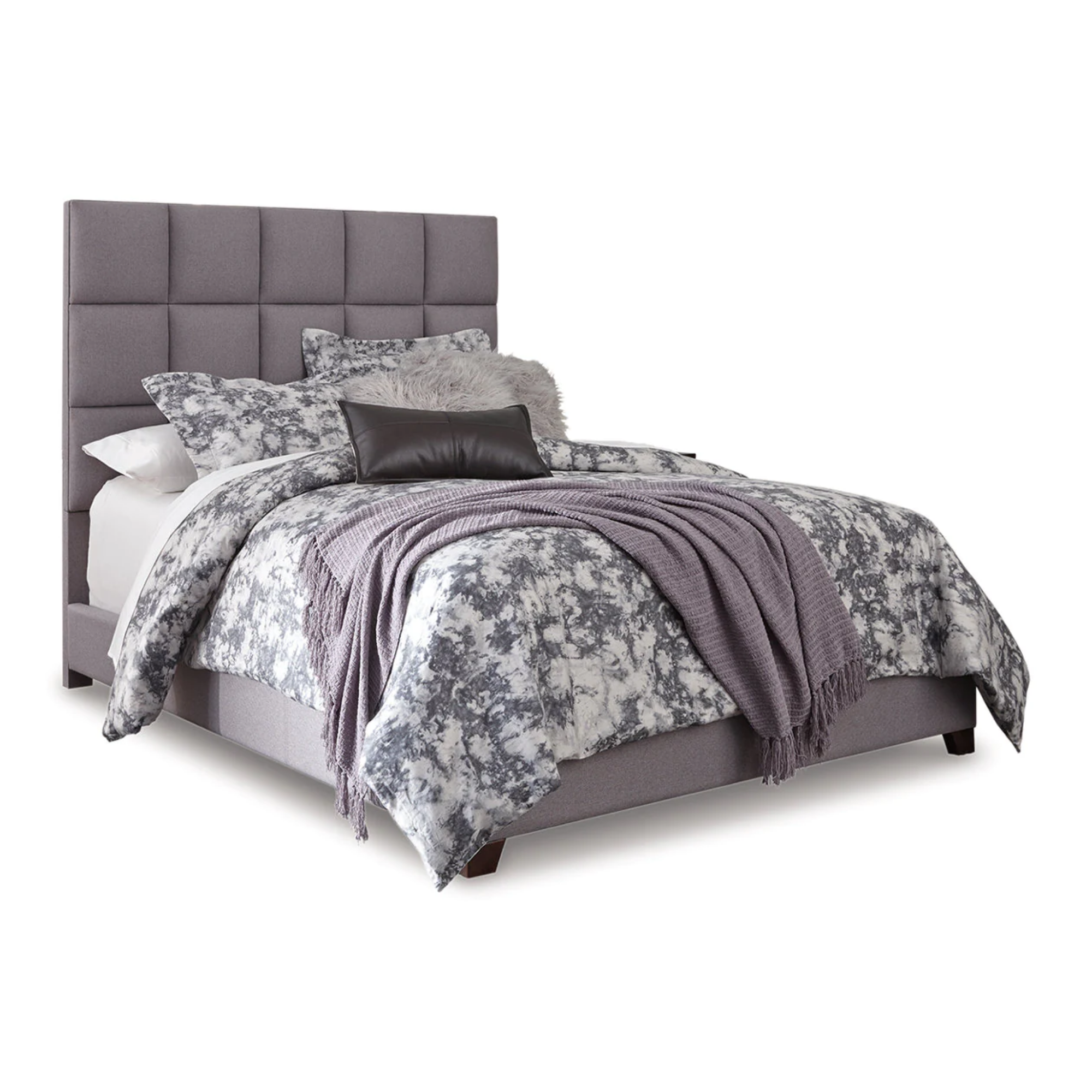 Dolante Gray Queen Upholstered Bed
