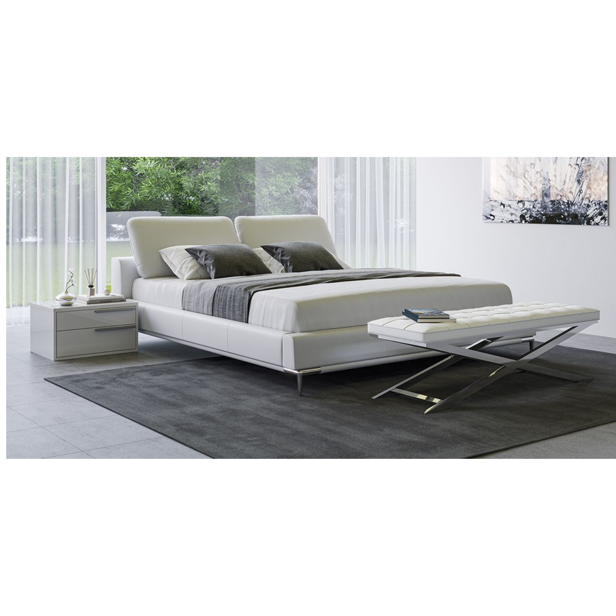Movido Bed White