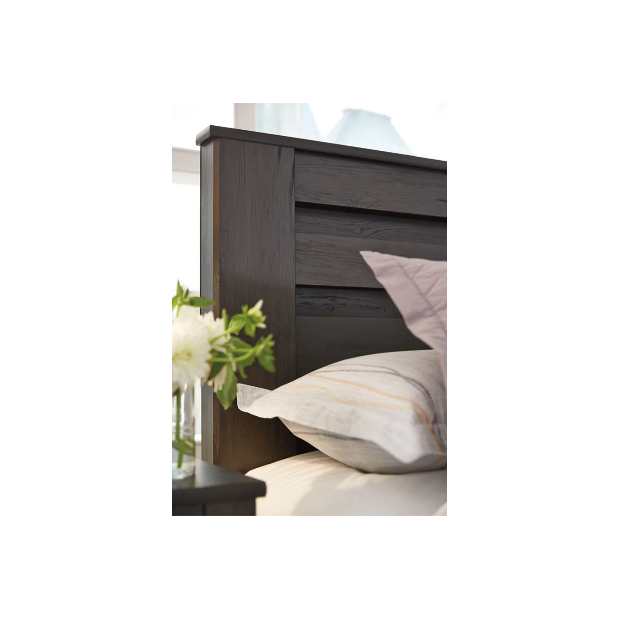 Brinxton Charcoal King Panel Bed