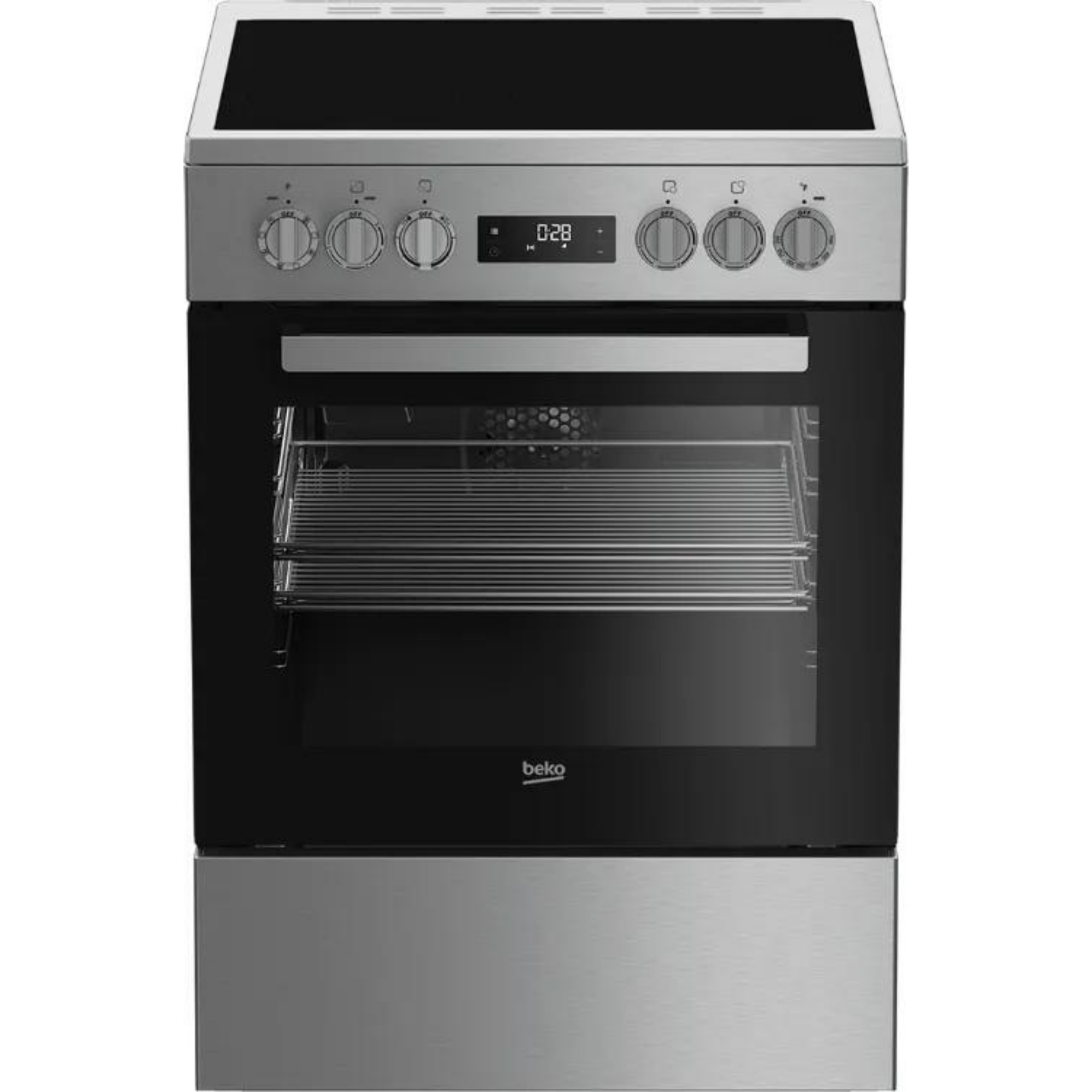 Beko 24" Stainless Steel Slide-In Electric Range
