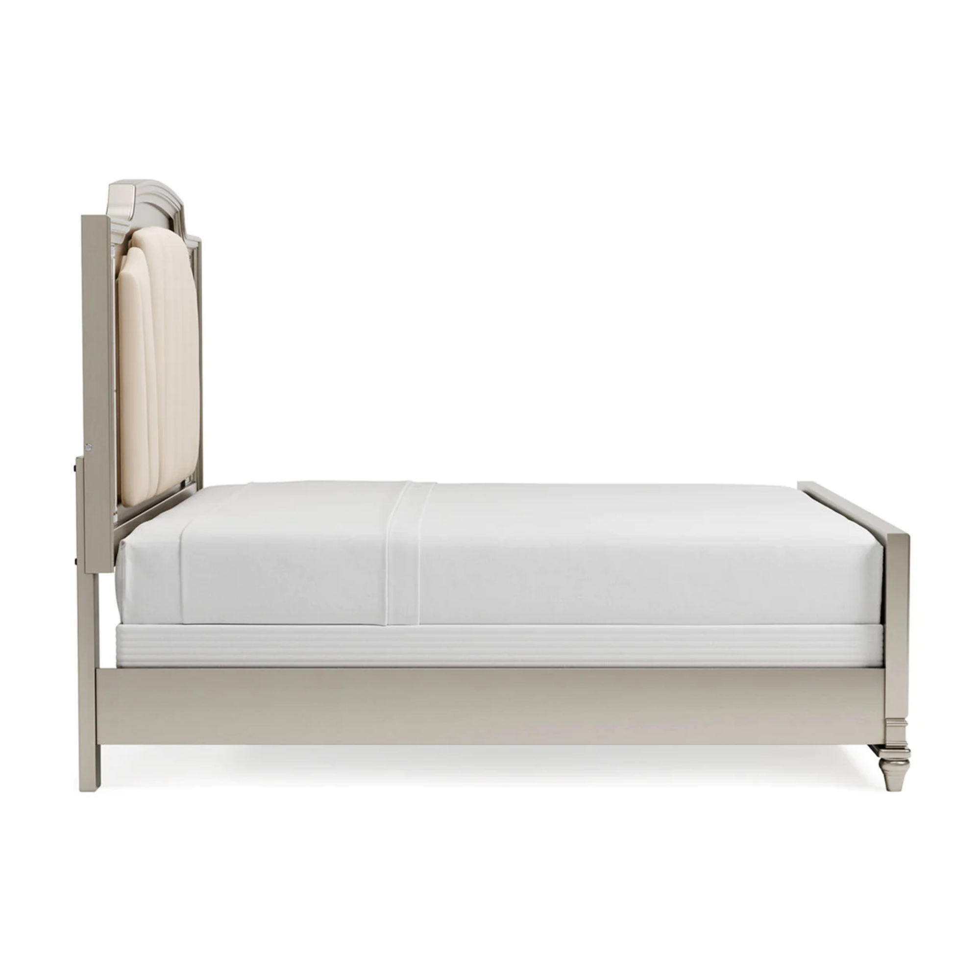 Chevanna Platinum King Upholstered Panel Bed