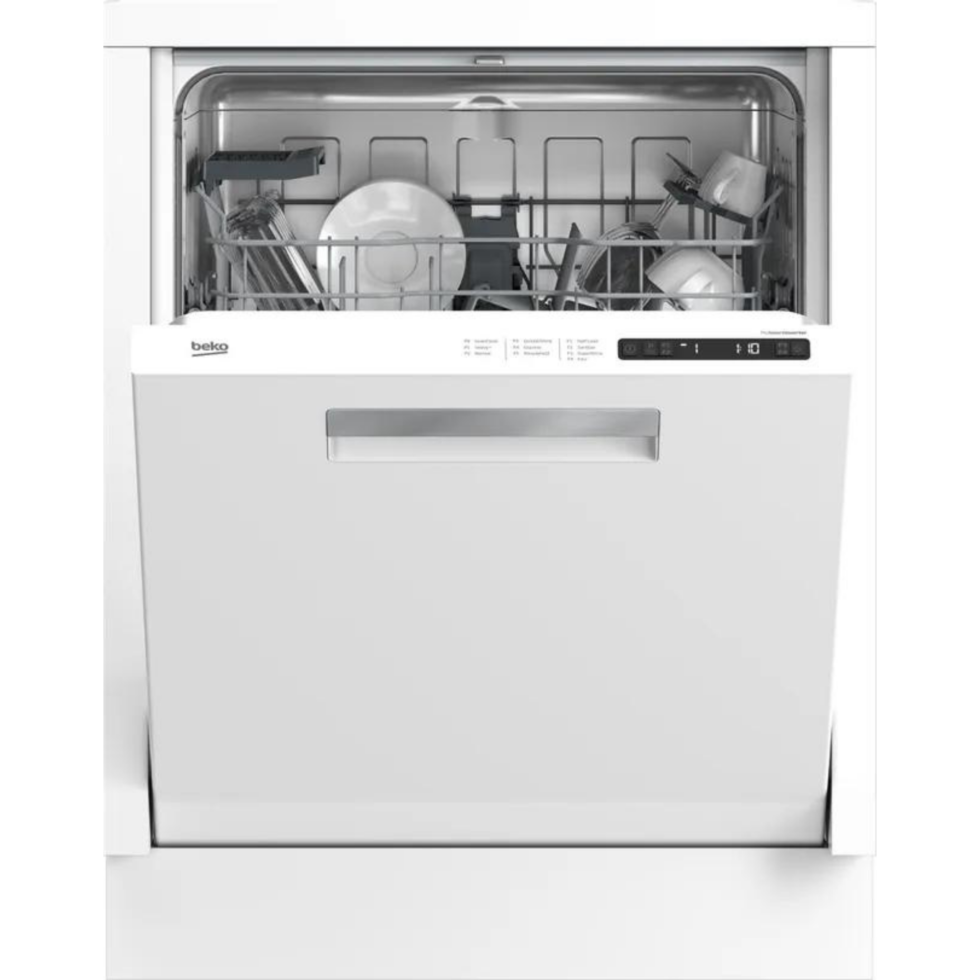 Beko 24" White Built In Dishwasher