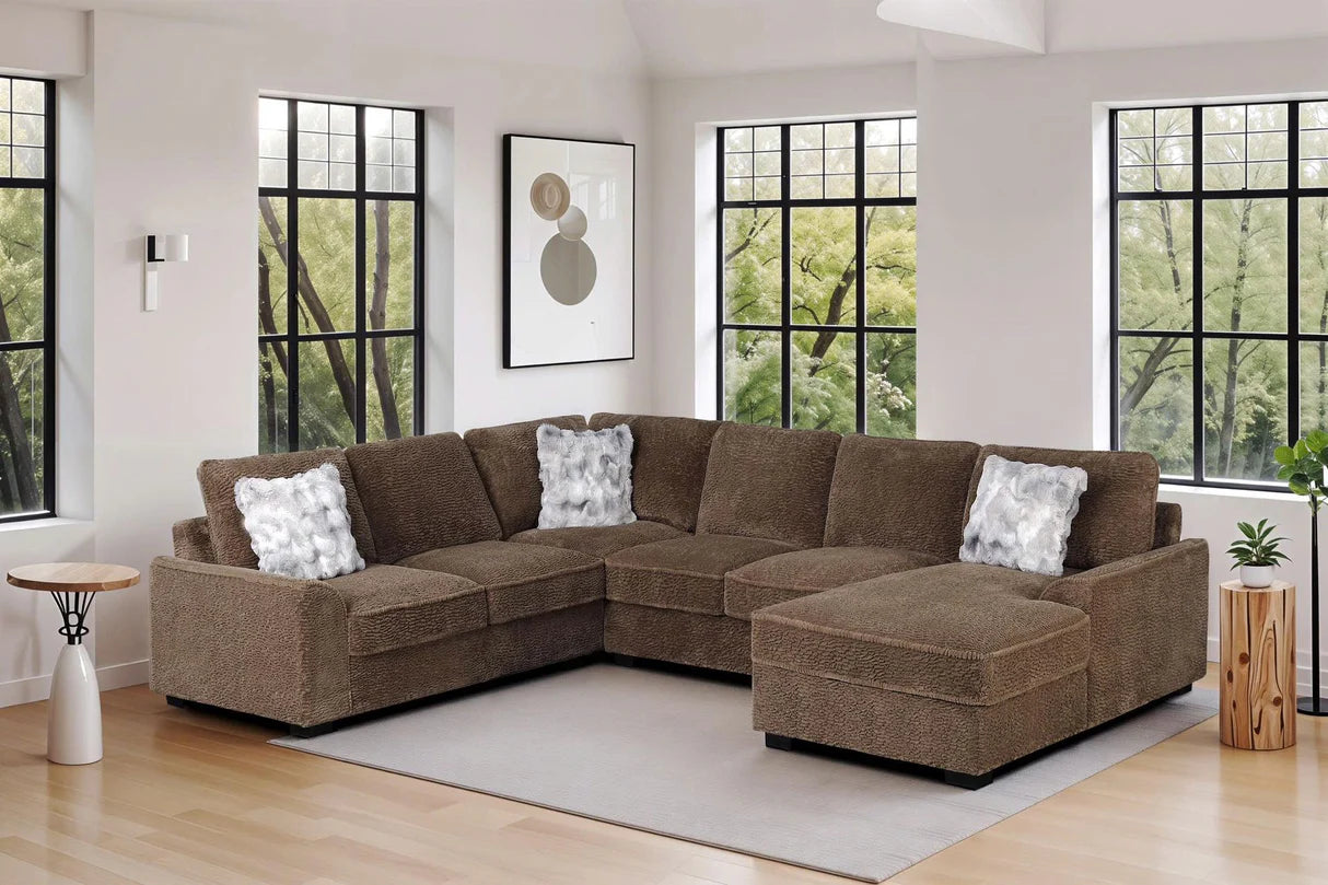 Amara Sectional Brown