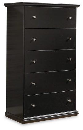 Maribel Black Chest of Drawers
