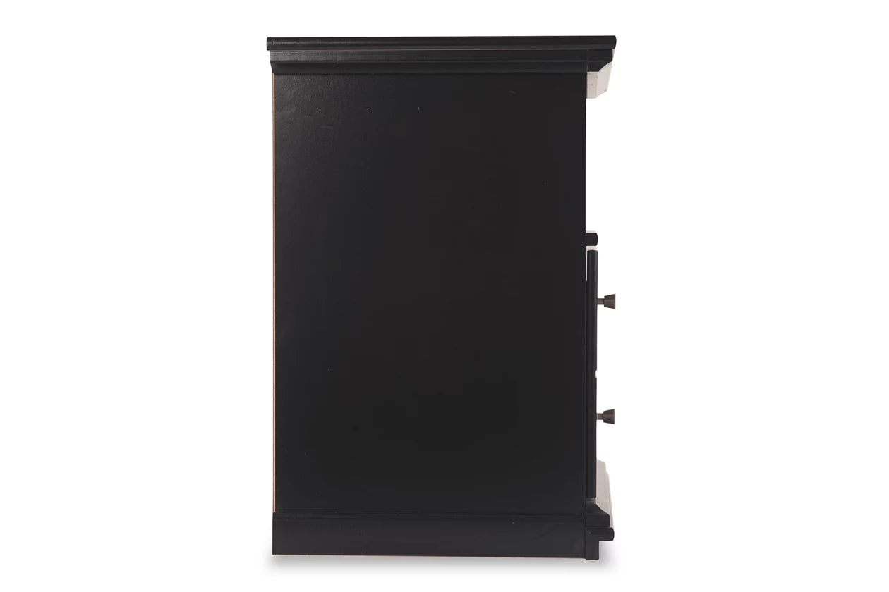 Maribel Black Nightstand